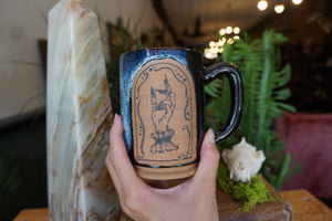14oz Blue Witchy Hand Mug