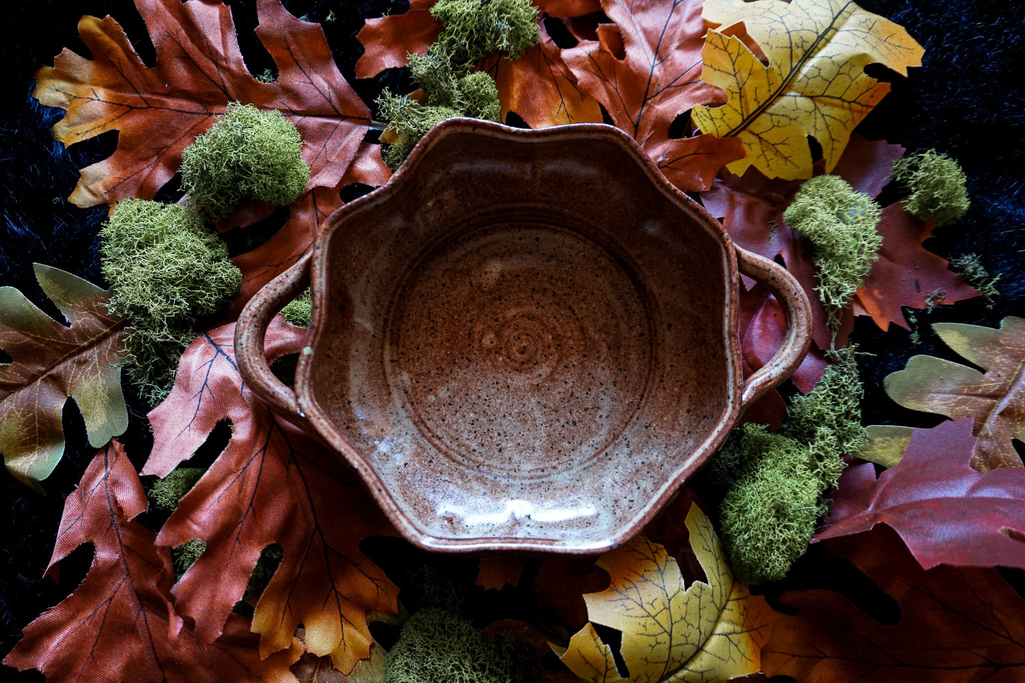 22oz Pumpkin Soup Crock - Spice Glaze