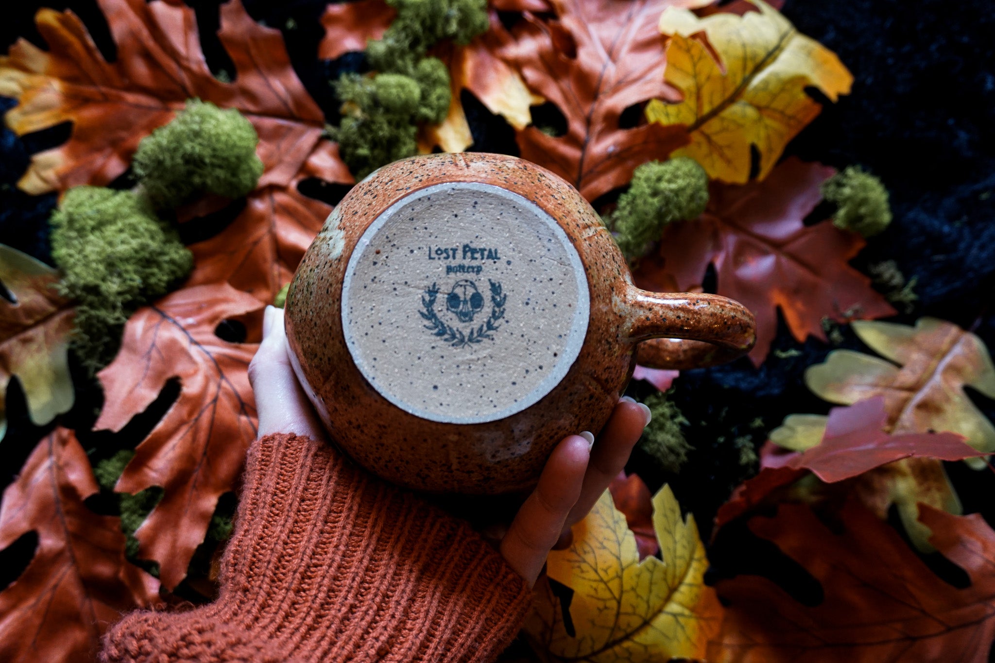 18oz Pumpkin Mug - Spice Glaze