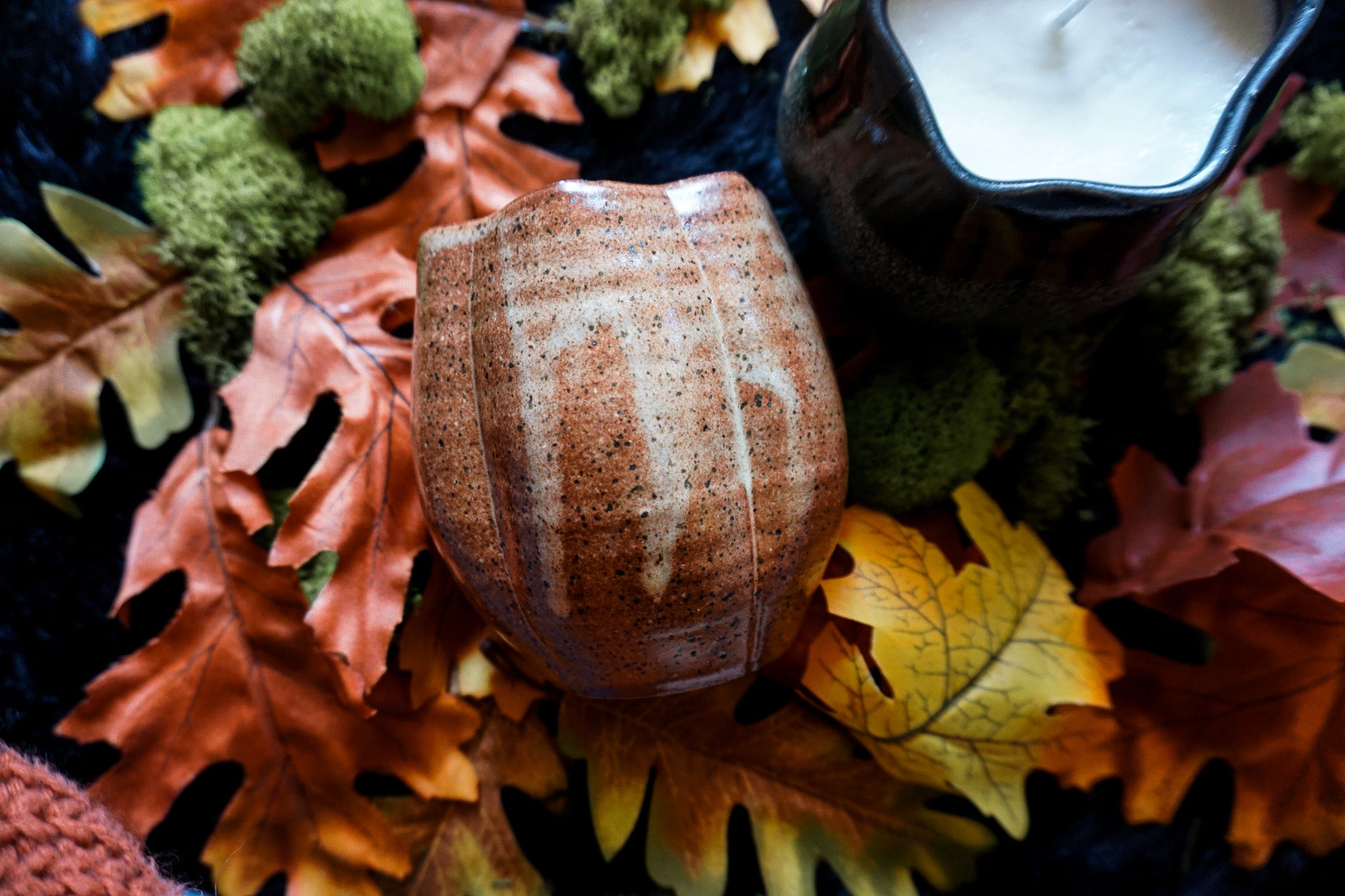 16oz Pumpkin Candle - Spice Glaze (Autumn Fireside Toddy Scent)