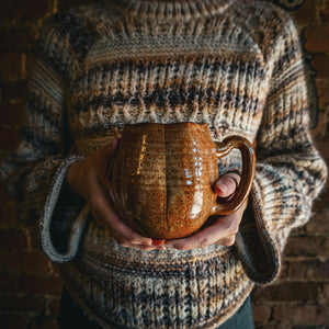 18oz Pumpkin Mug - Spice Glaze