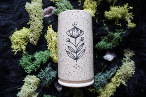 14oz Flower Design Tumbler