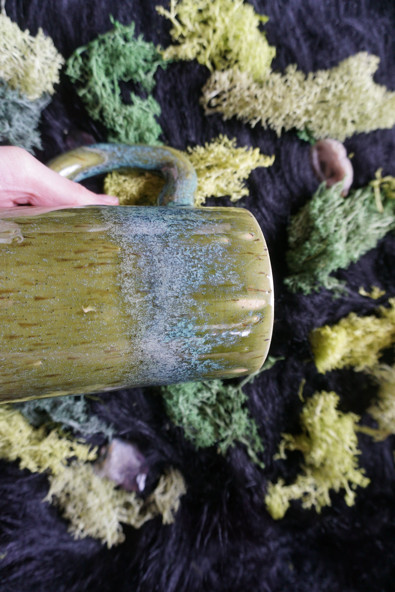 14oz Green Lily of the Valley Mug