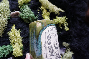14oz Green Moon Frame Mug