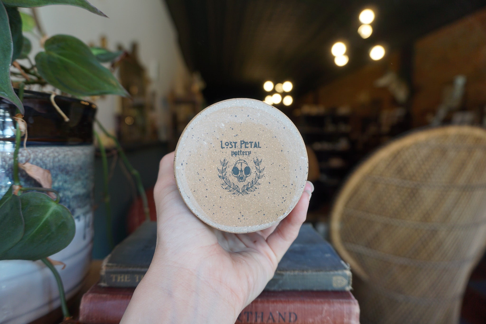 14oz "Witch" Tumbler in Blue Glaze