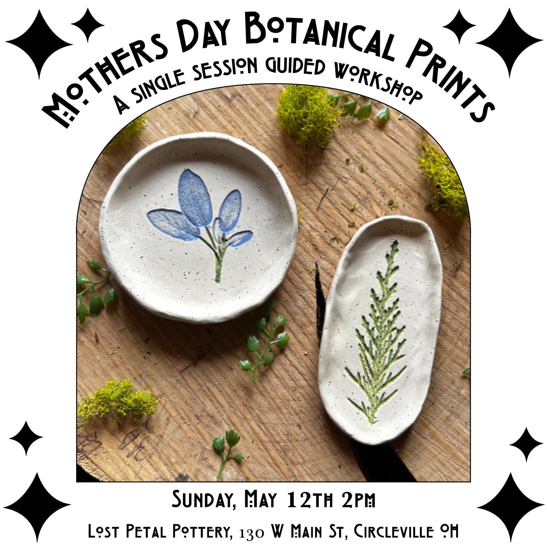 5/12 Mother's Day Clay Botanical Printing