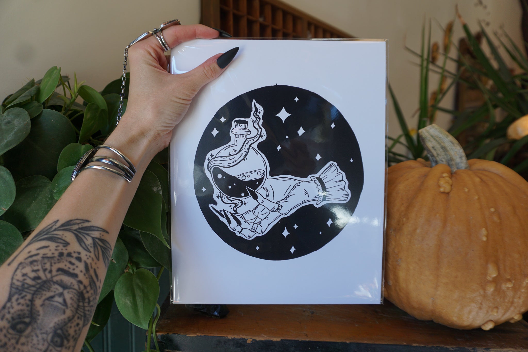 the witches potion print