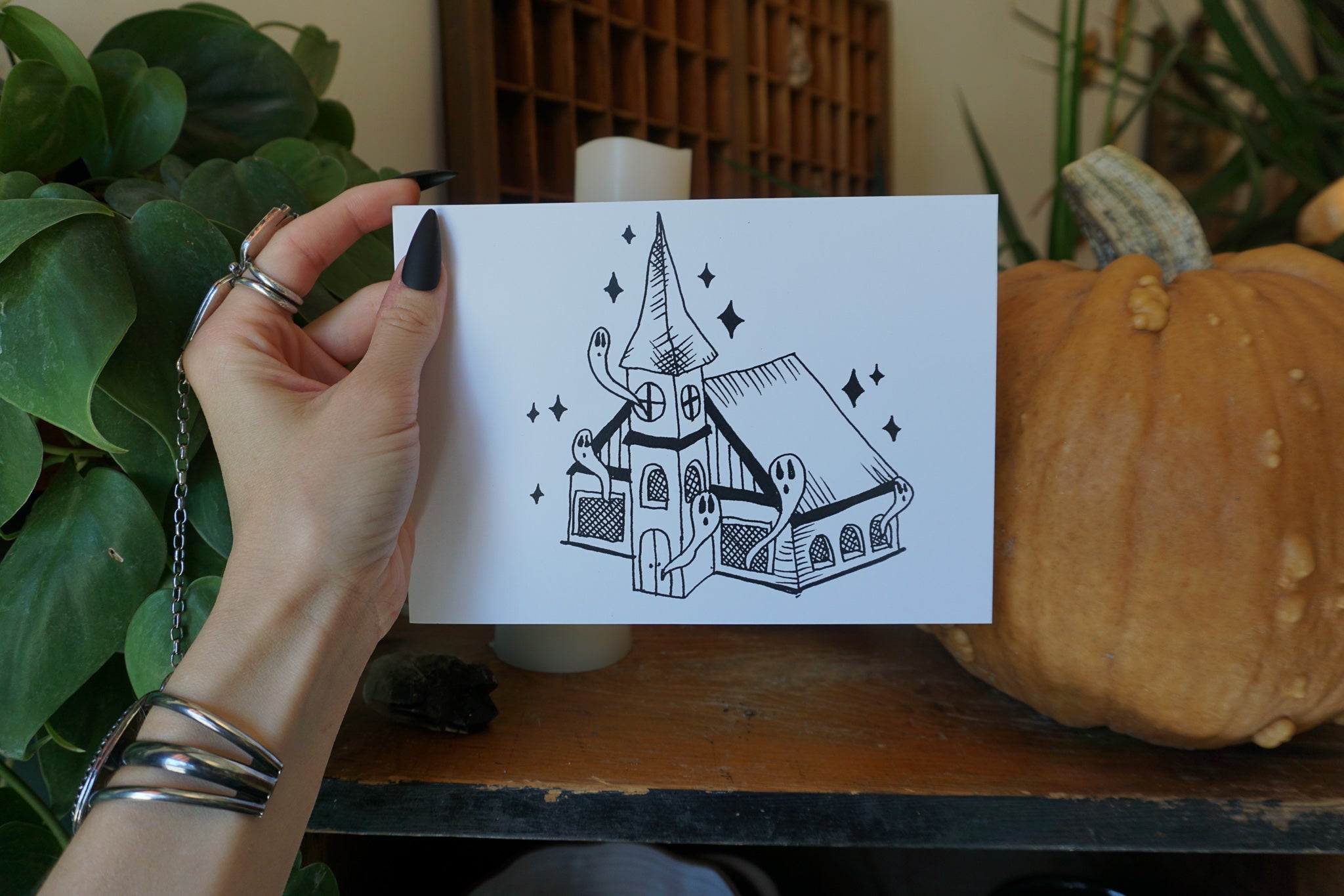 ghost church print
